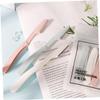 NOLITOY 6pcs Facial Eyebrow Shaper Foldable Brow Razor for Women Razors Trimmer for Women Non-Slip Grip Portable view 2