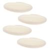 IWOWHERO Natural Loofah Face Set Gentle Facial Puff for Men 8cm Round 4 Pack Makeup Remover Pads view 1