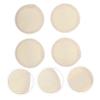 IWOWHERO Natural Loofah Face Set Gentle Facial Puff for Men 8cm Round 4 Pack Makeup Remover Pads view 4