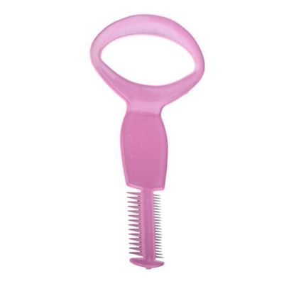 Baluue Multi-purpose Mascara Applicator Guard Tool for Eyelashes and Eyebrows Durable Plastic Design Sided Comb Random Color Eyelash Comb for Effortless Grooming and Application