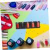 HAPINARY 4pcs Magnetic Nail Art Practice Stand Fix Display Base for Nail Tips for Beginners and Professionals Great for Manicure Training and Showcasing Designs view 2
