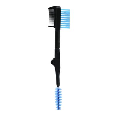 Baluue Double-end Eyelash and Eyebrow Comb Brush Tool Versatile Makeup Applicator for Mascara and Brow Grooming Lightweight Handle Random Color Selection