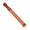 Ipetboom Straight Razor Strop Tool Double-sided Artificial Leather Sharpening Strap for Barbers Professional Razor Sharpening and Polishing Durable Easy to Use Brown view 2