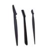 FRCOLOR 3pcs Eyebrow Razor Set Portable Eyebrow Trimmer Makeup Tool Kit Plastic Handle and Cover Easy to Clean for Travel view 1