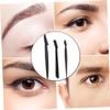 FRCOLOR 3pcs Eyebrow Razor Set Portable Eyebrow Trimmer Makeup Tool Kit Plastic Handle and Cover Easy to Clean for Travel view 3
