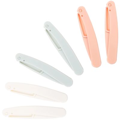 TOVINANNA 6pcs Portable Eyebrow Trimmer Kit Eyebrow Razor for Precise Grooming Lightweight Easy Control for Women Facial Hair Removal Random Color