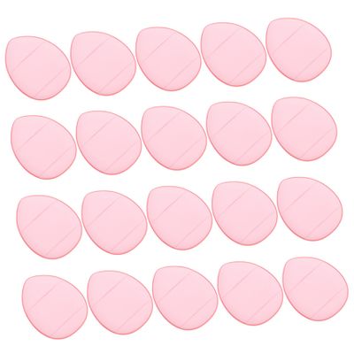 Baluue 20pcs Mini Powder Puff Dual Use Makeup Sponges for Liquid and Dry Products for Foundation Concealer and Blush Application Soft Finger Makeup Tool