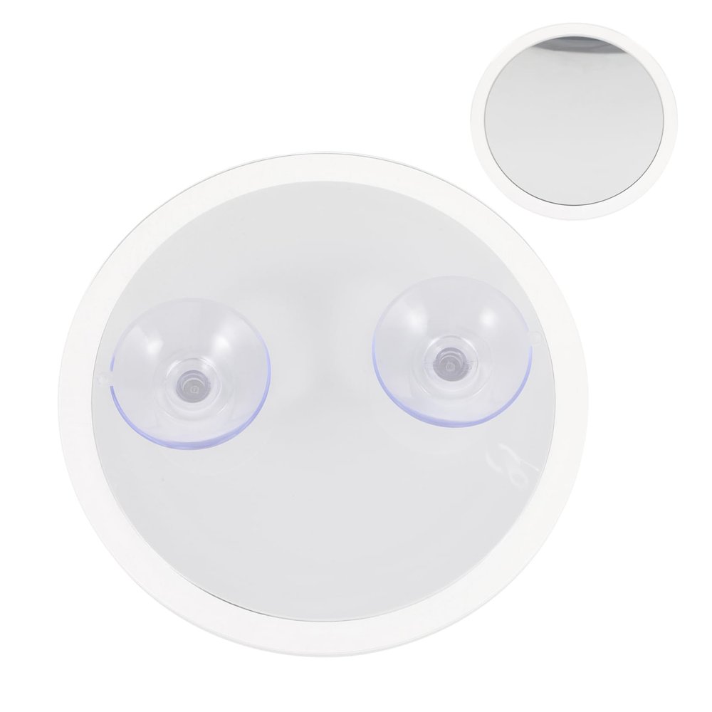 Beatifufu Travel Makeup Mirror Suction Cup 10x Magnification Easy to Install Ideal for Home Travel