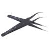 ZHIQISHI Tweezer Set.1PC Micro Stainless Steel Point Curved Straight Tweezer Set.Fine Tip Precision Tweezer Set.Set (Size : Sharp Point) view 3
