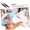 NOLITOY 6pcs Stainless Steel Eyelash Tweezers for Easy Application and Removal of False Lashes Durable Grooming Tools for Eyebrows and Eyelash Grafting Lightweight and Eco-friendly Design view 2