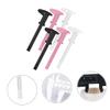 Outanaya 6pcs Eyebrow Measure Rulers Portable Calipers for Accurate Eyebrow Shaping and Mapping High-strength Materials White Colors for Professional and Home Use view 3