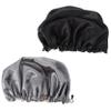 Baluue 2pcs Satin Sleep Bonnet Hair Nets for Women Shower Cap Hair Loss Cap for Bathroom Use view 1