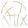 AOKWAWALIY Crown Skeleton Headband Headdress DIY Accessory Chinese Traditional Frame Hair Crown Making Accessory Headwear DIY Accessory Gold Headpiece Hanfu Headwear Hair Frame Metal Golden view 3