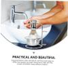 NOLITOY 1set Men's Beard Care Set Shaving Bowl Storage Rack and Brush for Easy Grooming and Cleaning Material for Use for Everyday Shaving Needs view 4