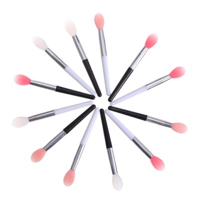 Baluue 12pcs Silicone Lip Mask Applicator Brush for Women Lightweight Easy to Use for Lip Color Application and Gloss Girls and Makeup Enthusiasts