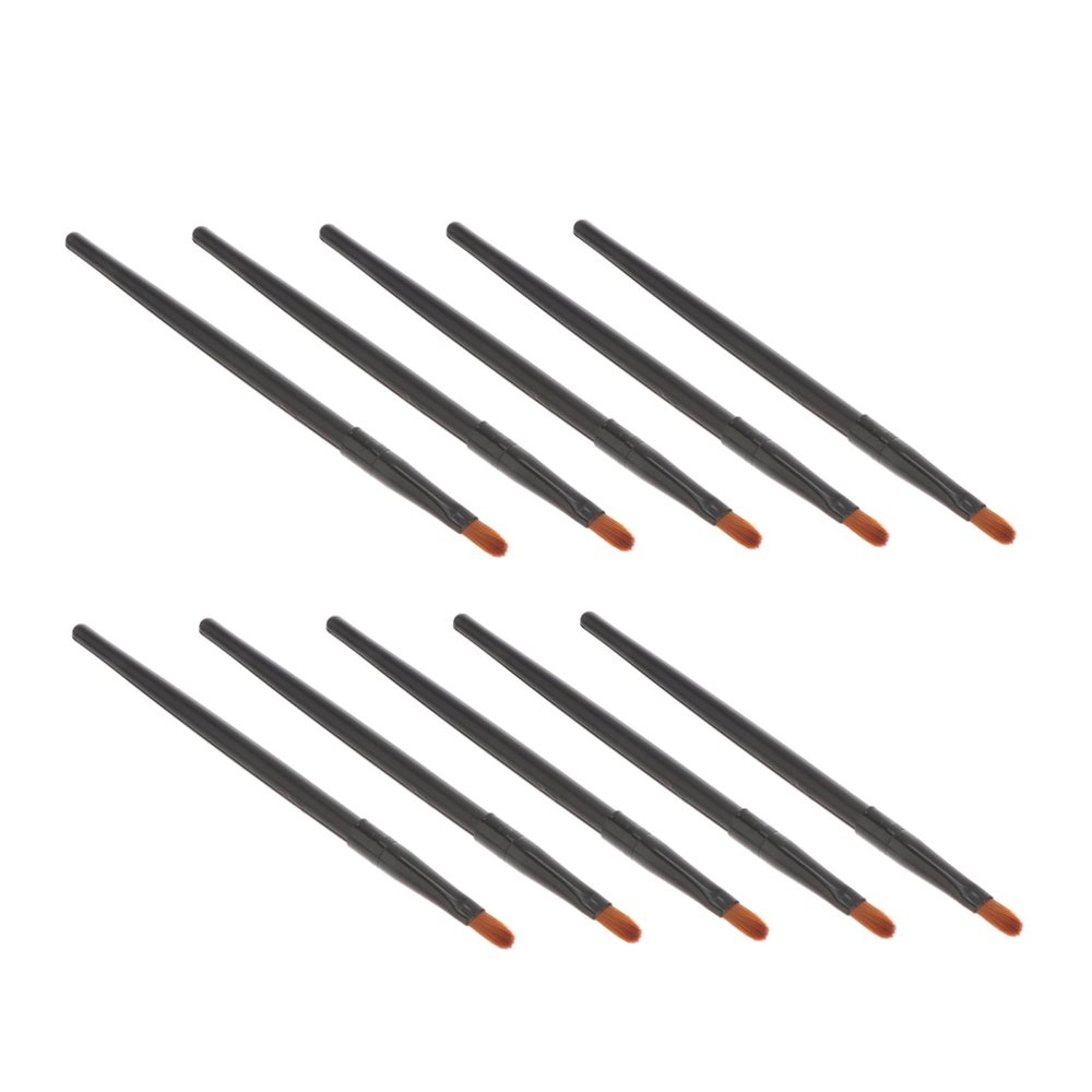 Gogogmee Cosmetic Brush Set 10pcs Eye Shadow Brush Makeup Supplies Portable Perfect for Travel Home