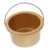 FRCOLOR 1pc Nonstick Aluminum Wax Melting Bowl for Hair Removal Wax Heater Accessory Compact Easy to Clean for Home Waxing and Professional Use view 1