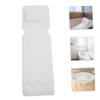 Baluue Elastic Bathtub Neck Rest Pillow Cups Non- Full-Body Bath Mat for Spa and Relaxation Easy to Install and Store for Comfortable Bathing view 2