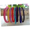 VILLFUL Neon Hair Ties 50pcs Kids Rubber Bands Ponytail Holders Elastic Headbands Hair Ropes for Ponytail Braiding view 2