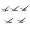 Didiseaon 5pcs Ergonomic Handle Grooming Scissors Nose Hair Scissor Eyebrow Trimmer Mustache Scissors for Women view 1