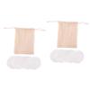 Baluue 12pcs Reusable Makeup Remover Pads Set Bamboo Fiber Pads Washable Gentle Facial Puff view 1