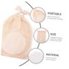 Baluue 12pcs Reusable Makeup Remover Pads Set Bamboo Fiber Pads Washable Gentle Facial Puff view 4