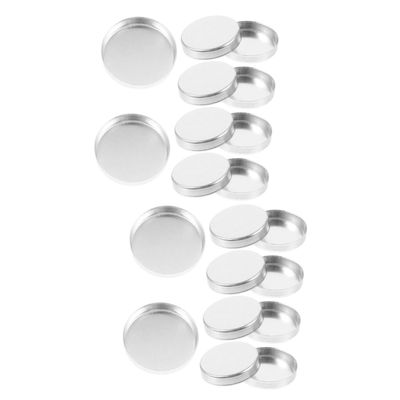 OSOLADY 60pcs Matte Makeup Palette Eyeshadow Pans Refillable Makeup Containers Round Case Empty Pans