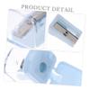 Baluue 4pcs Single Hole Pencil Sharpener for Brow Pen Durable Makeup Sharpener with Lid for Eyebrow and Cosmetic Pencils Lightweight and Portable for Home and Office Use view 3