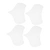 FOMIYES 4pcs Reusable Silicone Chest Pads Adhesive Wrinkle Chest Cushion for Youthful Appearance and Comfortable Silicone Material view 1