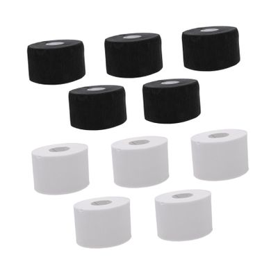 NOLITOY 10rolls Professional Barber Neck Strips Hair Cutting Collar Paper Skin-friendly Disposable Neck Covering Paper