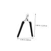 HONMEET Nail Art Tool Dead Skin Barb Trimmer Cuticle Cutters Nail Trimming Scissors Professional Design view 2