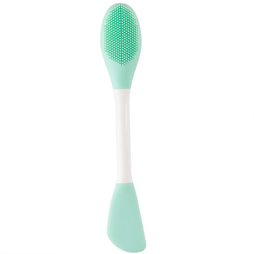 Baluue Facial Brush 3pcs Silicone Face Brush Set Gentle Skin Cleansing Double Head Facial Cleansing Tool