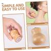 FOMIYES 4pcs Jade Face Massage Roller for Relaxation and Puffiness Relief Wooden Handle Reusable Skin Care Tool for Versatile Facial and Neck for Self-Care and Tension Release view 4