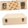 Baluue 72holes Slots Wooden Essential Oil Storage Box Portable Organizer for Travel Lightweight Design Handmade Pine Craftsmanship Essential Oil Bottle Holder for Easy Access and Display view 4