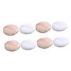 Baluue 8pcs Soft Loose Powder Puff Round Makeup Applicators for Smooth Application for Home and Salon Use Skin-friendly Material for Loose Powder Makeup view 1