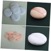 Baluue 8pcs Soft Loose Powder Puff Round Makeup Applicators for Smooth Application for Home and Salon Use Skin-friendly Material for Loose Powder Makeup view 2