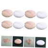 Baluue 8pcs Soft Loose Powder Puff Round Makeup Applicators for Smooth Application for Home and Salon Use Skin-friendly Material for Loose Powder Makeup view 4