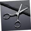 FOMIYES Rounded Nose Hair Trimmer Scissors Stainless Eyebrow Facial Hair Trimming with Safety Round Tip for Men and Women Ergonomic Handle for Comfortable Grip view 2