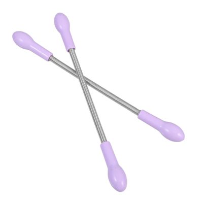 Beatifufu 2pcs Facial Hair Remover Spring Tool Portable Hair Extraction Device for Quick and Smooth Threading Stainless Steel Epilator for Upper Lip Chin and Cheek Random Color