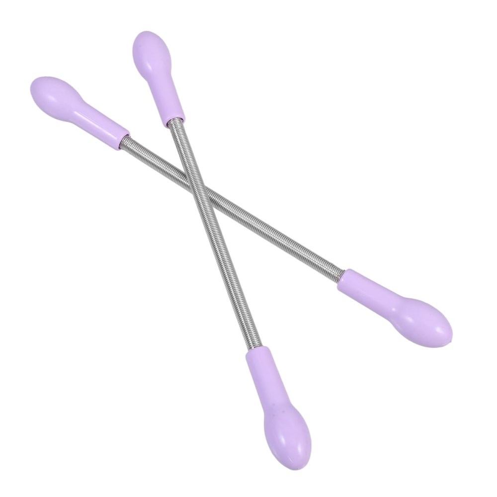 Beatifufu 2pcs Facial Hair Remover Spring Tool Portable Hair Extraction Device for Quick and Smooth Threading Stainless Steel Epilator for Upper Lip Chin and Cheek Random Color
