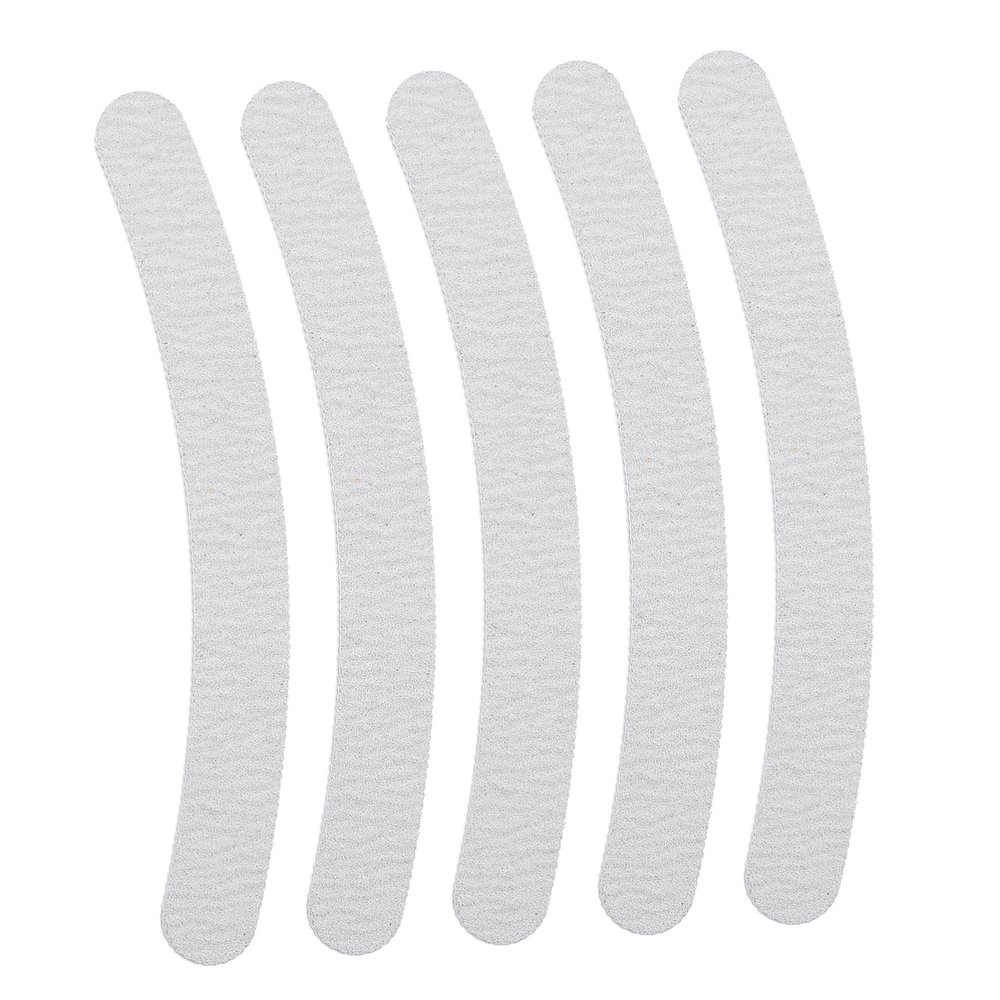 Beatifufu 5pcs Nail Grinder Buffers Eva Nail Files Sanding Strips Curve Banana for Art Manicure
