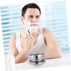 Ipetboom 2pcs Stainless Steel Shaving Bowl Lid for Men Container for Home and Salon Use Practical Shaving Soap Holder Capacity Design for view 2