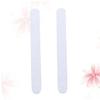 Beatifufu 2pcs Nail Buffers Double-Sided Round Nail Sanding Blocks for Salon and Home Use Grey White Design view 1