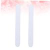 Beatifufu 2pcs Nail Buffers Double-Sided Round Nail Sanding Blocks for Salon and Home Use Grey White Design view 4