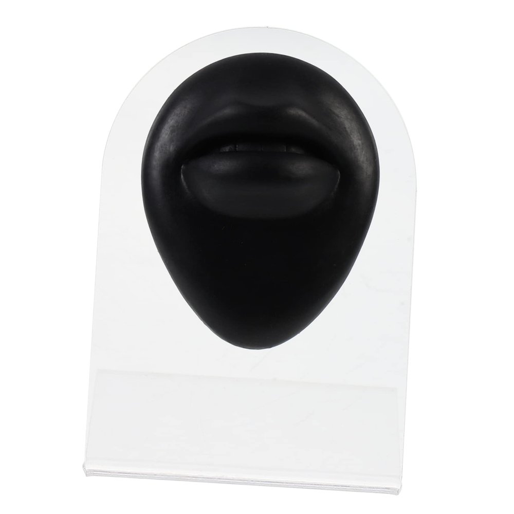 MERRYHAPY Silicone Mouth Model Real Tooth Model for Practice Supple Piercing Practice Props for Students