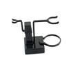 Didiseaon 2pcs Shaving Rack Set Soap Bowl and Brush Stand Metal Shaving Accessories for Men and Space-saving Design Black view 4