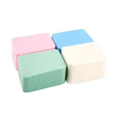 Baluue 4pcs Diamond Makeup Sponge Puff Soft and Gentle Powder for Foundation Blusher and Concealer for All Skin Types Four Colors Large