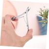 Beatifufu Stainless Steel Cuticle Nipper for Manicure and Pedicure Ergonomic Design Easy to Use Long Jaw Nail Clippers for Thick Toenails and Fingernails Resistant and Silver view 3