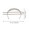 HONMEET 2pcs Metal Hair Stick Girl Hair Chopsticks Little Girl Accessories Pins for Buns view 3