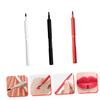 Beatifufu 3pcs Retractable Lip Brushes Portable Makeup Applicators for Women Includes Red Silver and Black Lipstick Brushes for Precise Application and Blending view 3